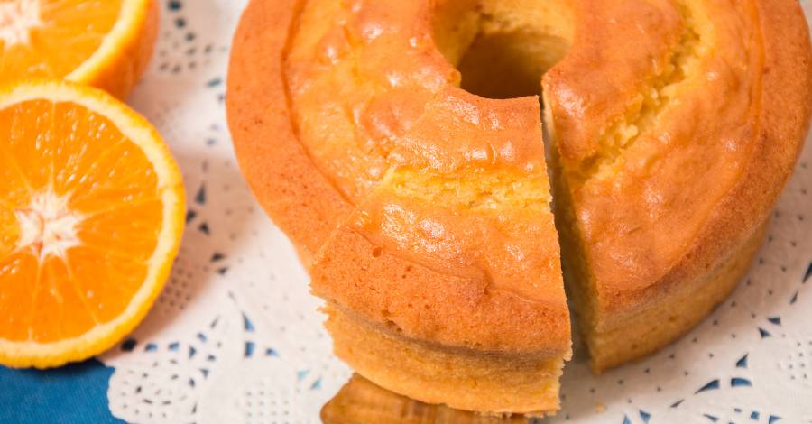Bolo de Laranja de Liquidificador