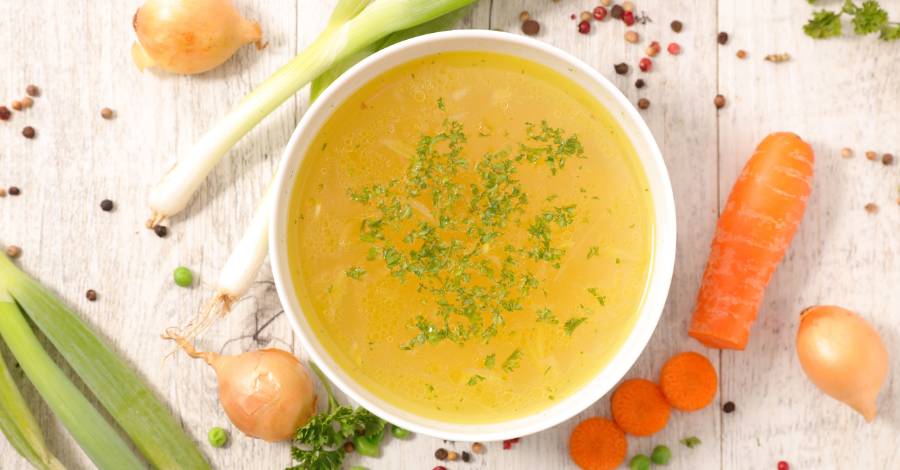 Caldo Caseiro de Legumes