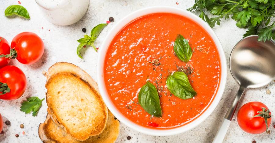 Gazpacho com Croutons