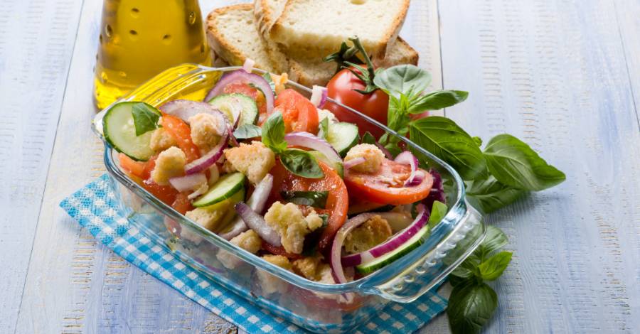 Panzanella Salada de pao